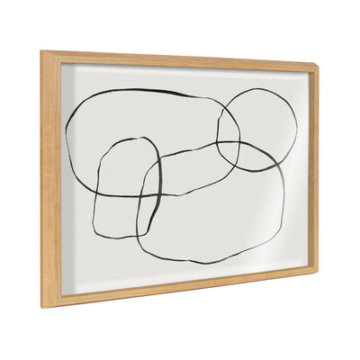 Blake 871 Modern Circles Framed Printed Glass by Teju Reval of by kateandlaurel - product image 14 for Resin Society