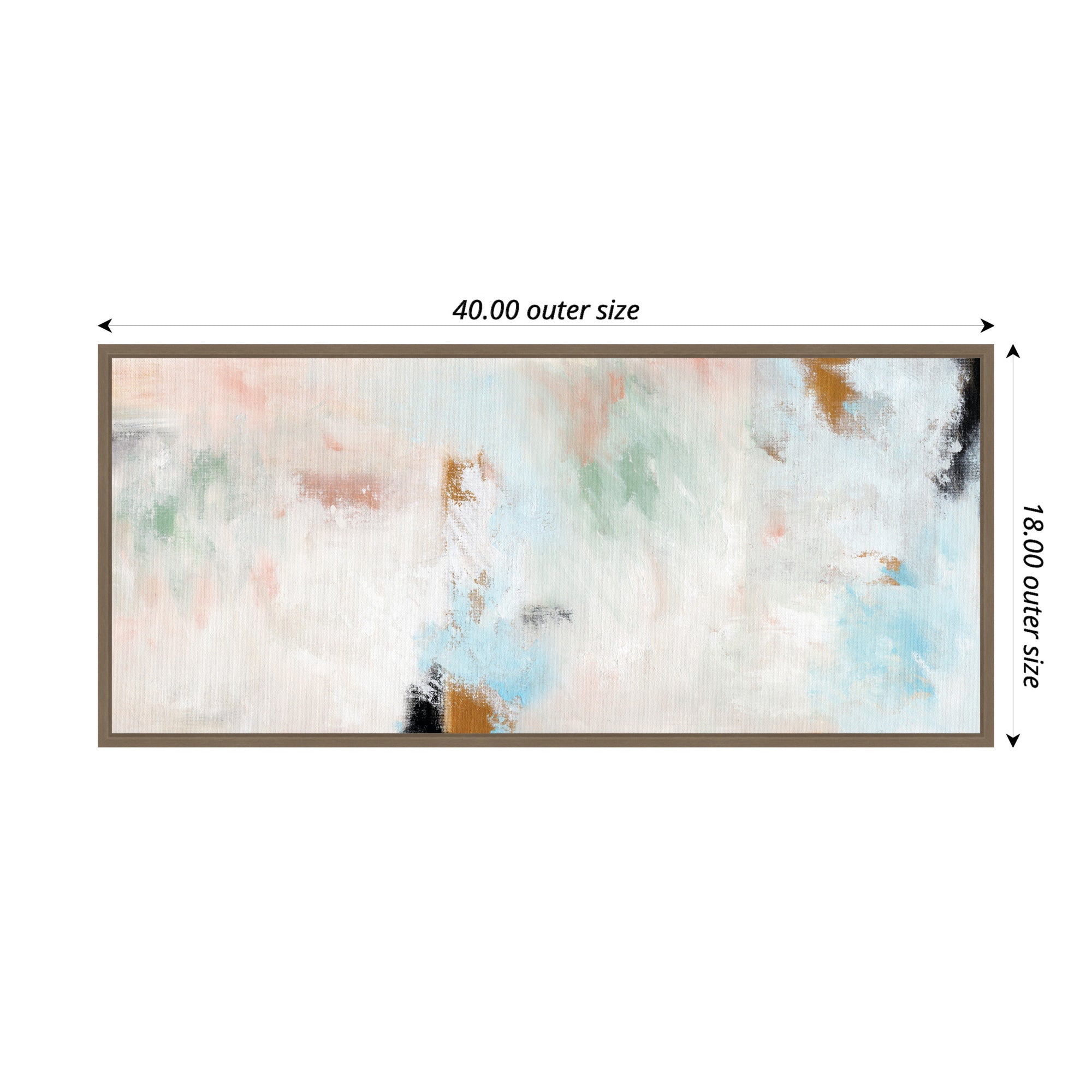 Sylvie Foggy Ice Forest Framed Canvas by Nikita Jariwala