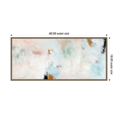 Sylvie Foggy Ice Forest Framed Canvas by Nikita Jariwala