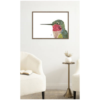 Hummingbird by Madeline Jeppesen Framed Canvas Wall Art Print