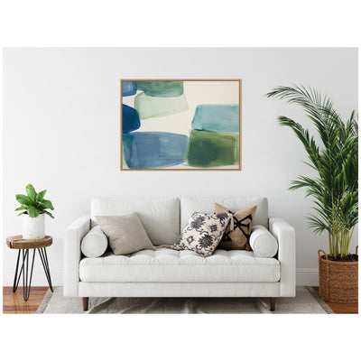 Coastal Calm No.
1 by Amy Lighthall Framed Canvas Wall Art Print