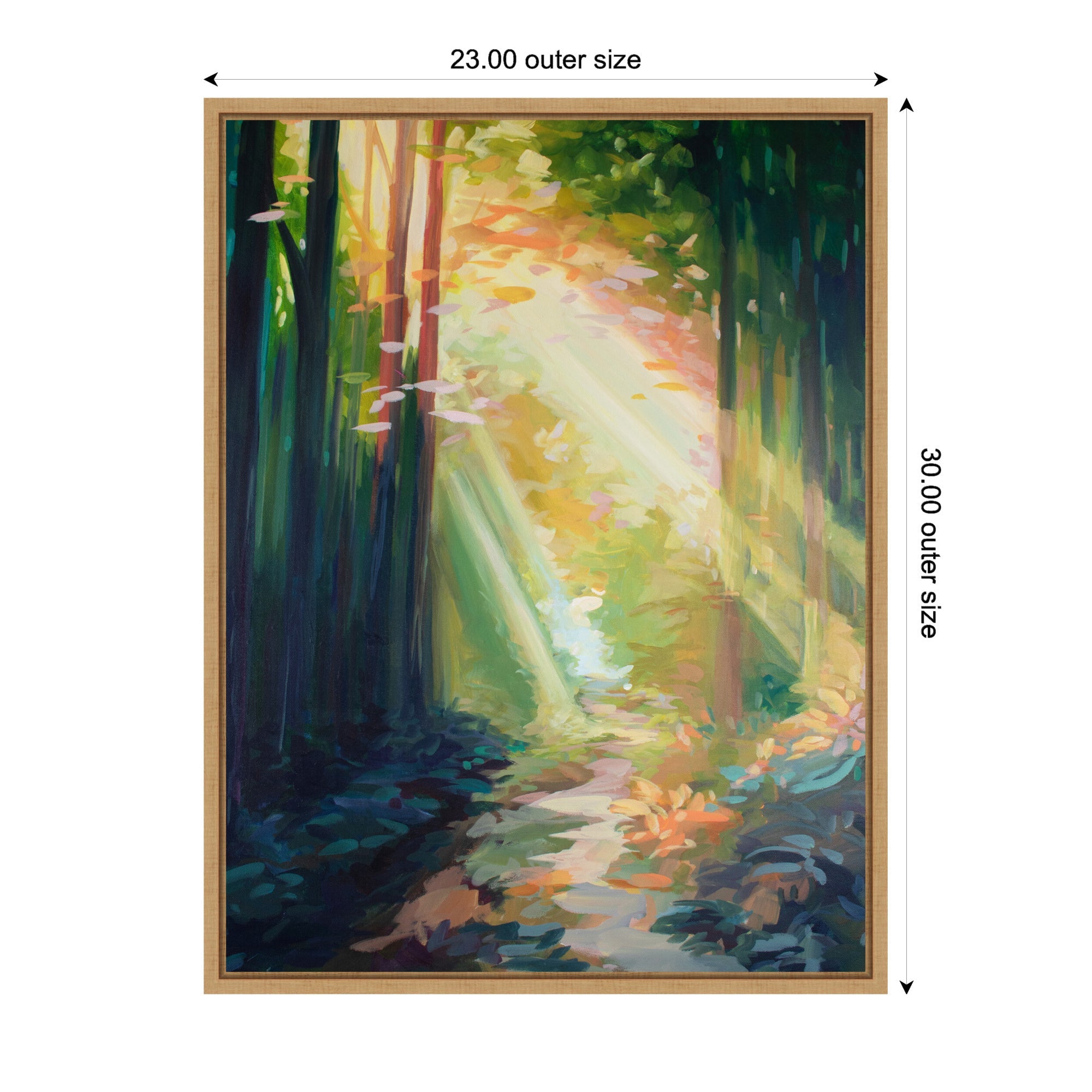 Sylvie Forest Sunshine Framed Canvas by Rachel Christopoulos