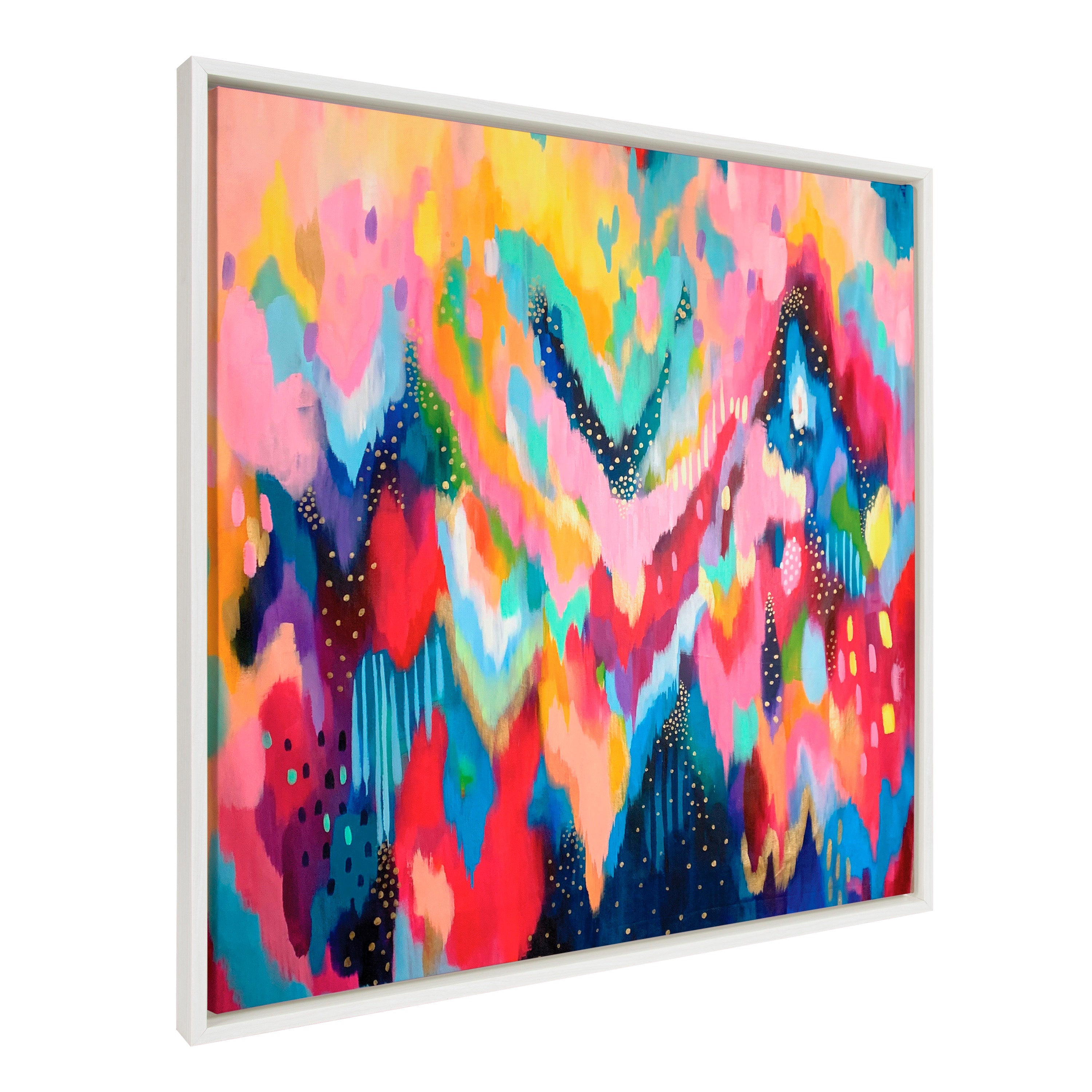 Sylvie EV Brushstroke 100 Framed Canvas