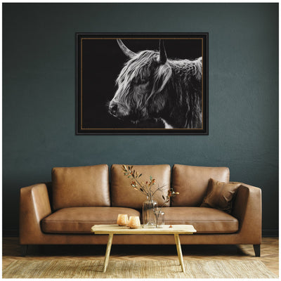 Scottish Highland by Crystal Lynn Collins Framed Wall Art Print