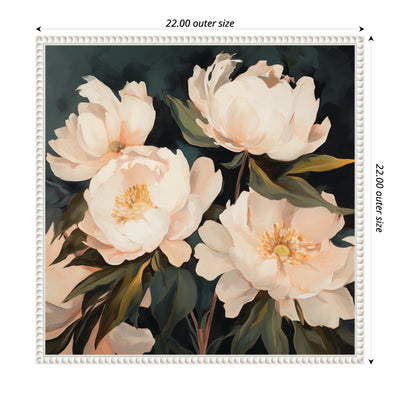 Sylvie Beautiful Painterly Floral Bouquets 2 Framed Canvas by The Creative Bunch Studio