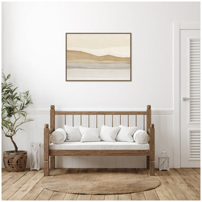 Muted Motion by Nikita Jariwala Framed Canvas Wall Art Print