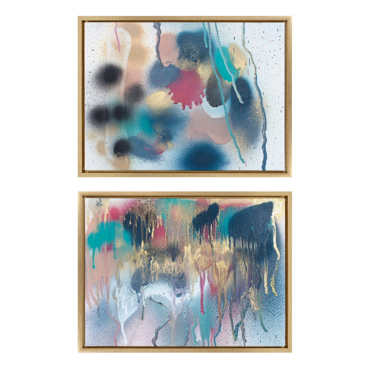 Sylvie The Sanaa Way Framed Canvas Set by kateandlaurel - main product image for Resin Society