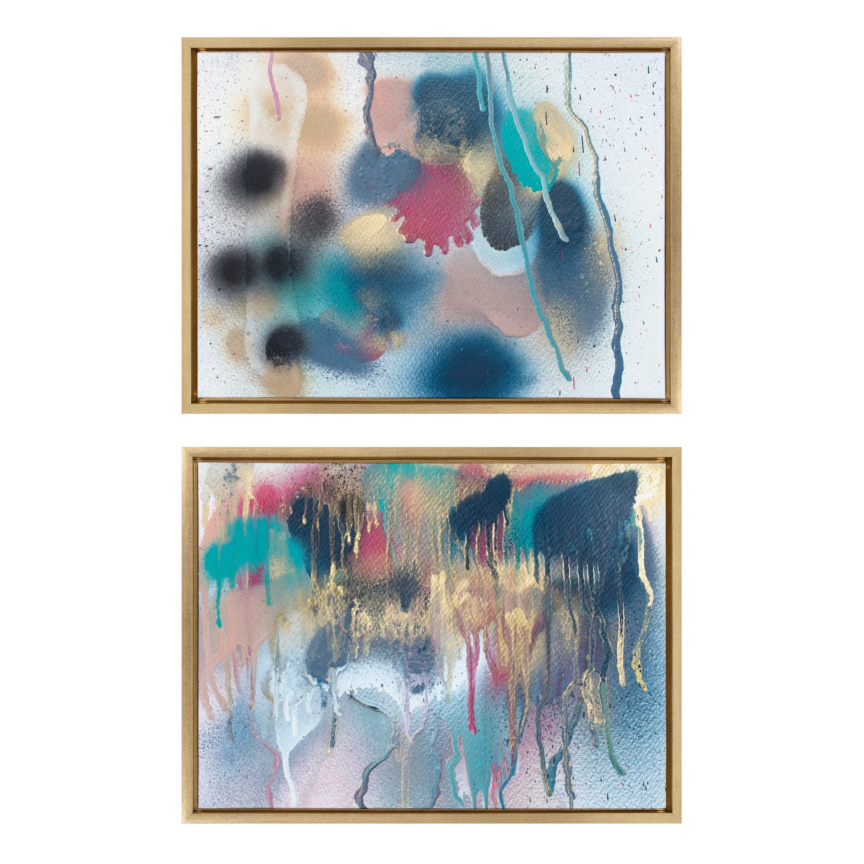 Sylvie The Sanaa Way Framed Canvas Set by kateandlaurel - product image 10 for Resin Society