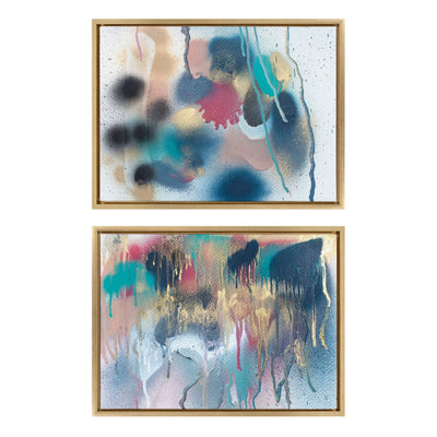 Sylvie The Sanaa Way Framed Canvas Set by kateandlaurel - product image 10 for Resin Society