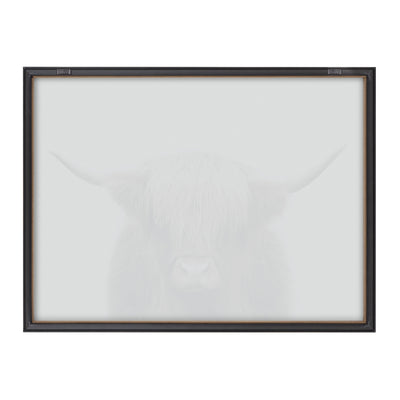 Blake Hey Dude Highland Cow Color Framed Printed Art - 24x32