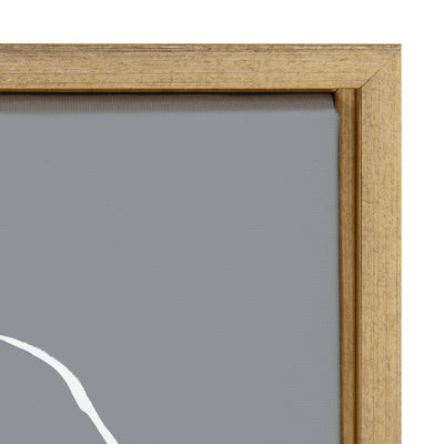 Sylvie Gray Going in Circles Framed Canvas Set by kateandlaurel - product image 17 for Resin Society