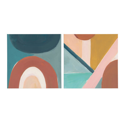 Teotitlan Valley Study Canvas Art Set by kateandlaurel - product image 2 for Resin Society