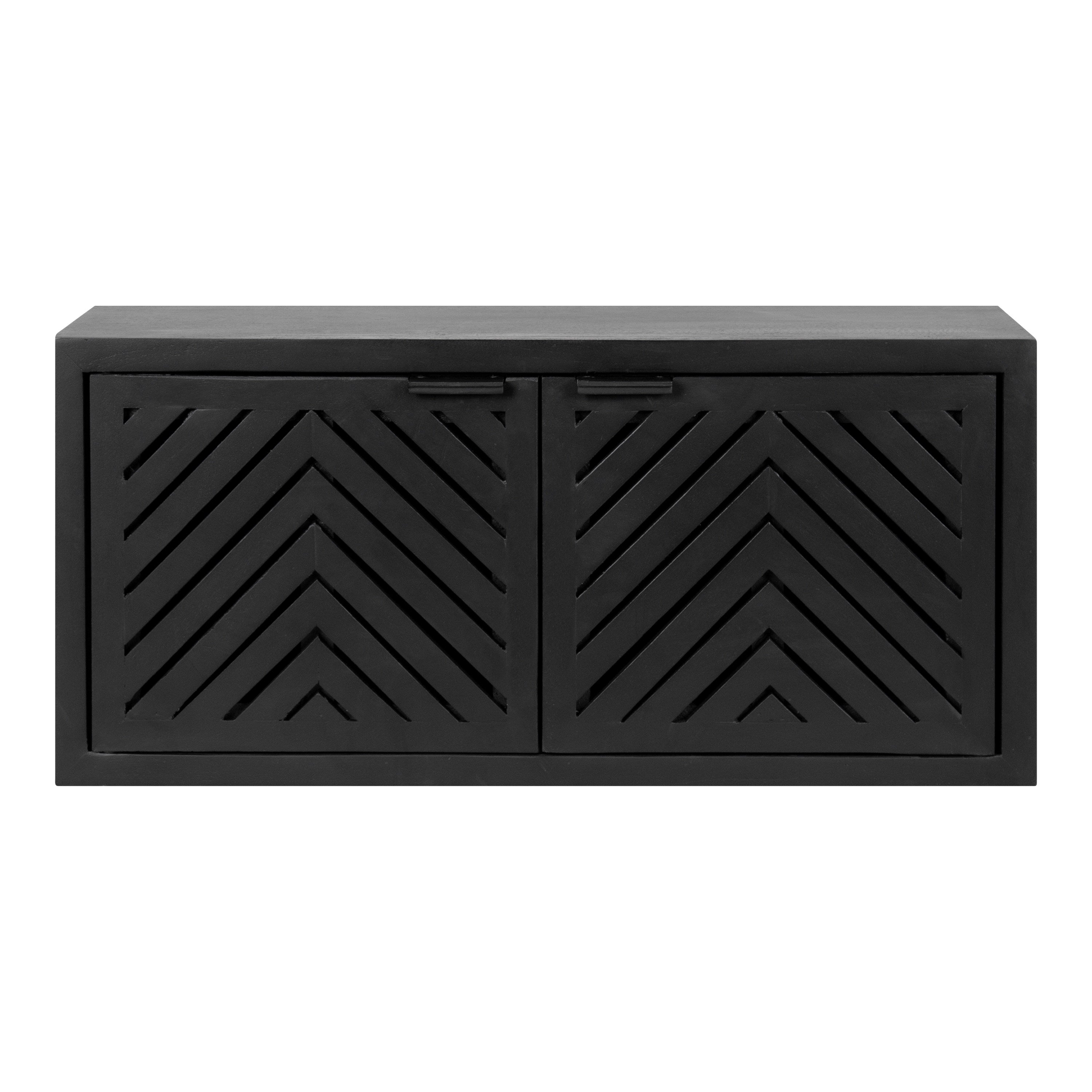 Mezzeta Decorative Wood Wall Cabinet by kateandlaurel - product image 4 for Resin Society