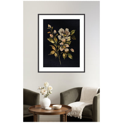 Framed Art Moody Floral 7 by Annie Quigley