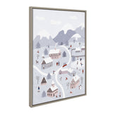 Sylvie Winter Wonderland Framed Canvas by kateandlaurel - product image 2 for Resin Society