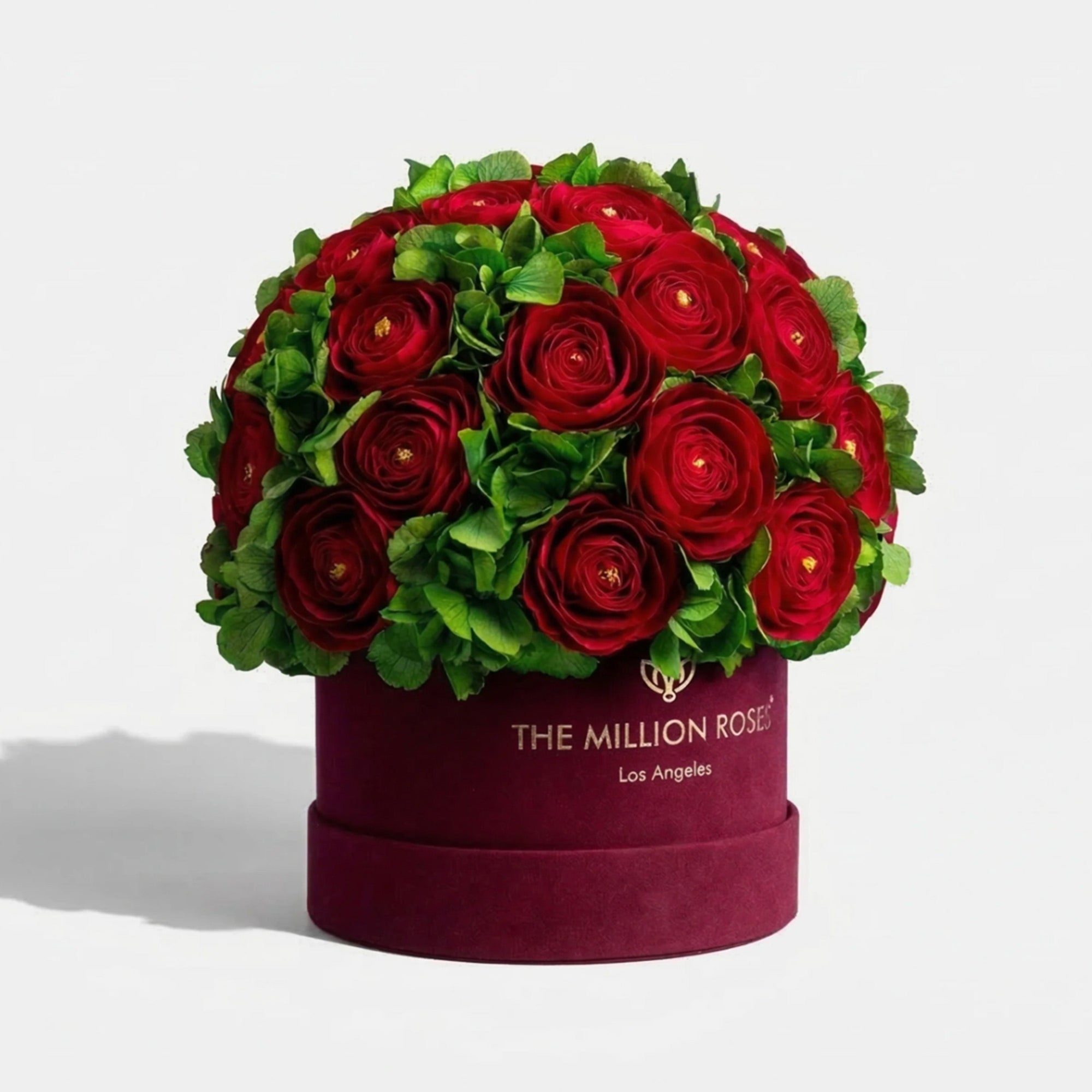 Classic Bordeaux Suede Box by The Million Roses - main product image for Resin Society