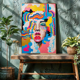 Canvas Print: "Candy Face" by Tailored Canvases - product image 2 for Resin Society