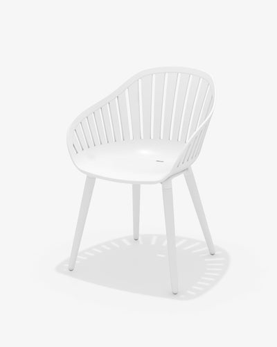 Nassau Resin and Aluminum Chairs - 4 Piece by LifestyleGarden US - product image 5 for Resin Society
