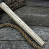 Carpenter’s Axe with leather shoulder sheath by Sharky Forged Steel Tools