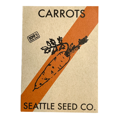 Danvers Carrot Seeds by Seattle Seed Company - Resin Society
