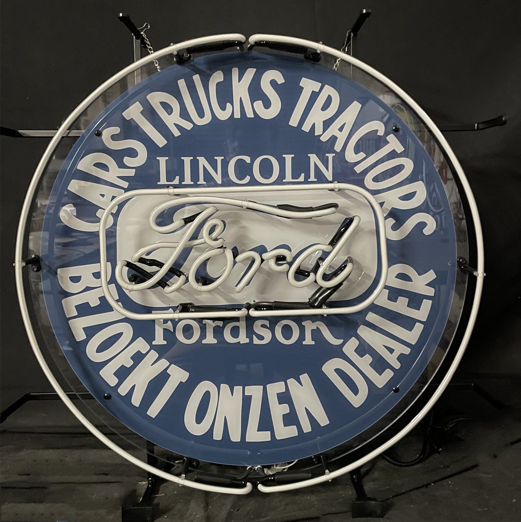 Carstucks Tractors Bezoekt Onzen Dealer Lincoln Forddson Ford Neon by Neon Signs Land - product image 3 for Resin Society
