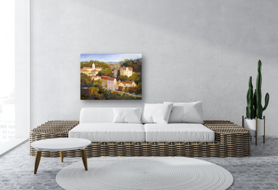 Castle Isle Artist Enhanced Canvas Print