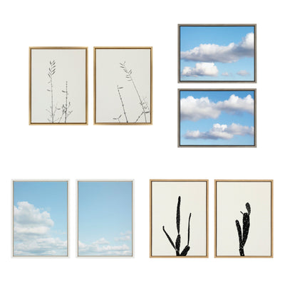 Sylvie Lifes a Beach Framed Canvas by Stephanie Klatt