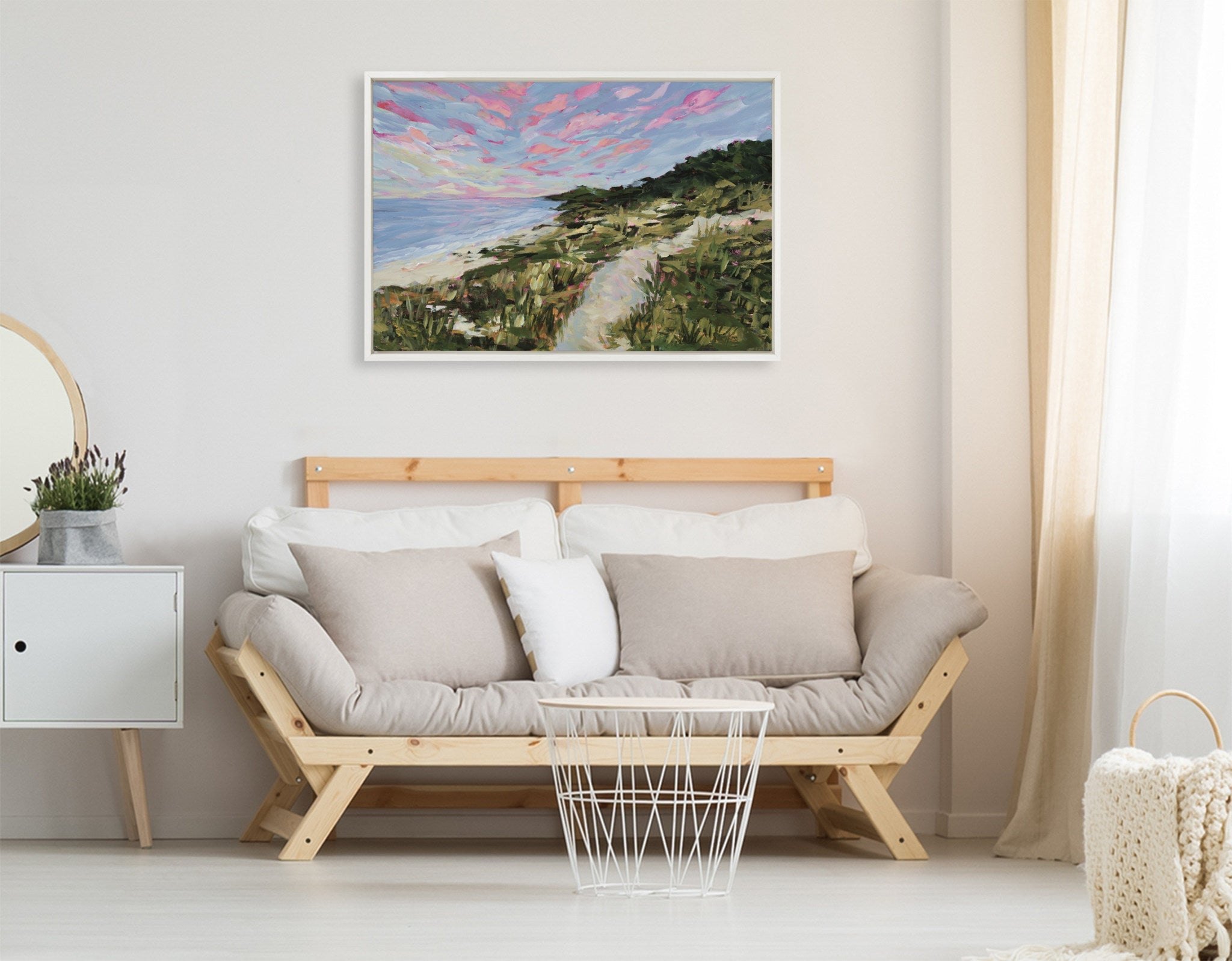 Sylvie Traverse City Framed Canvas by Emily Kenney by kateandlaurel - product image 5 for Resin Society