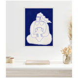 Sylvie Solitude 2 Framed Canvas by kateandlaurel - product image 6 for Resin Society