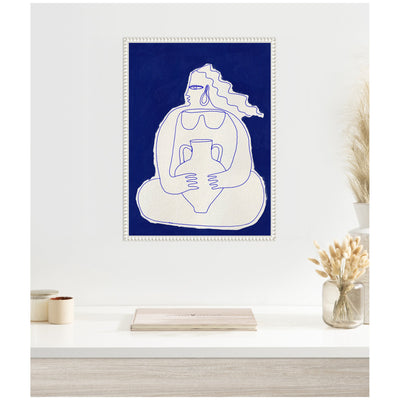 Sylvie Solitude 2 Framed Canvas by kateandlaurel - product image 6 for Resin Society