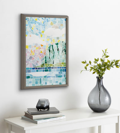 Blake One Fine Morning Framed Printed Glass by kateandlaurel - product image 13 for Resin Society