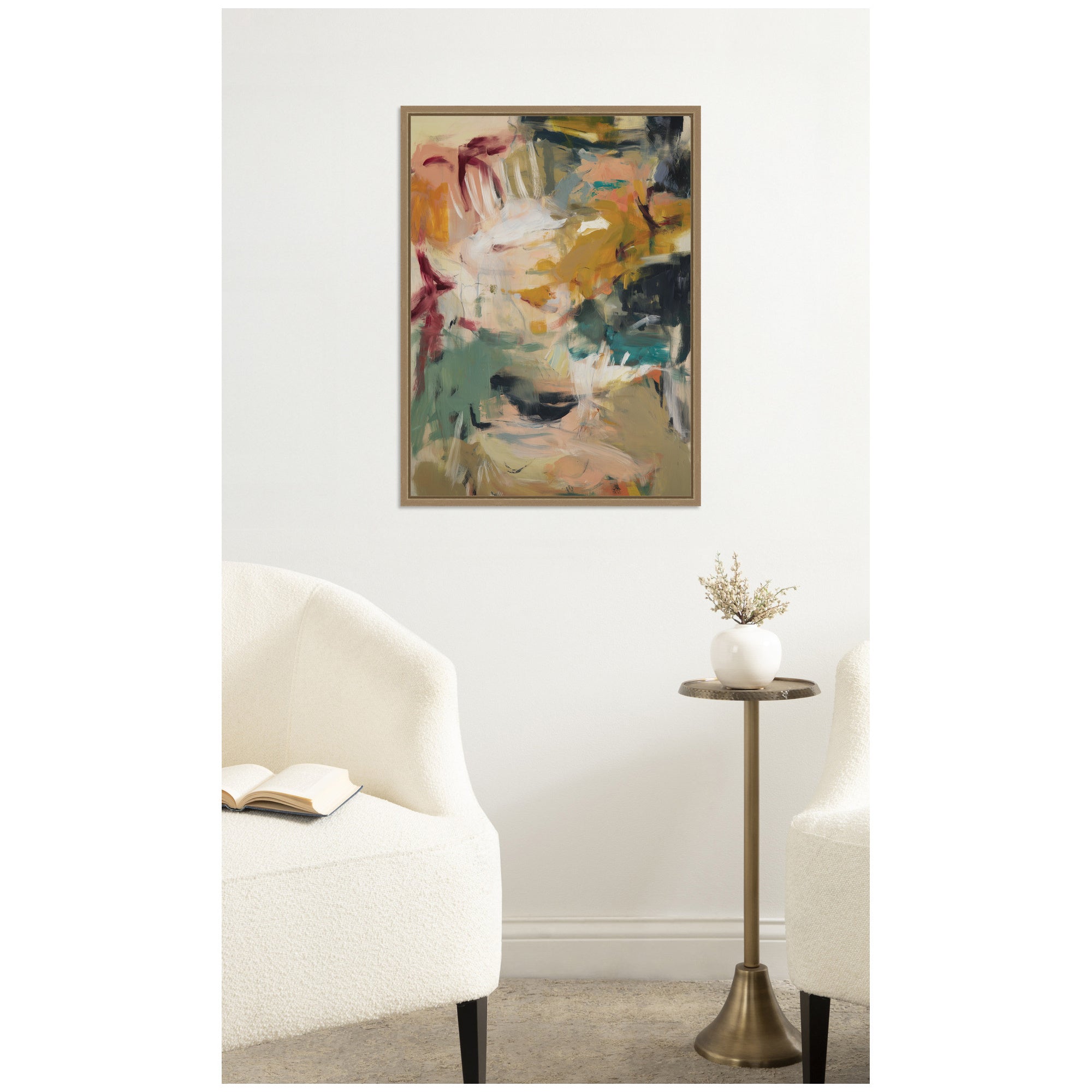 Painted Storm No.
2 by Amy Lighthall Framed Canvas Wall Art Print