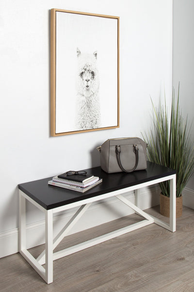 Sylvie Hairy Alpaca Framed Canvas by Simon Te of Tai Prints
