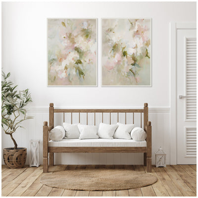 Bloom No.
1 & No.
2 2 Piece Framed Canvas Wall Art Set by Amy Lighthall