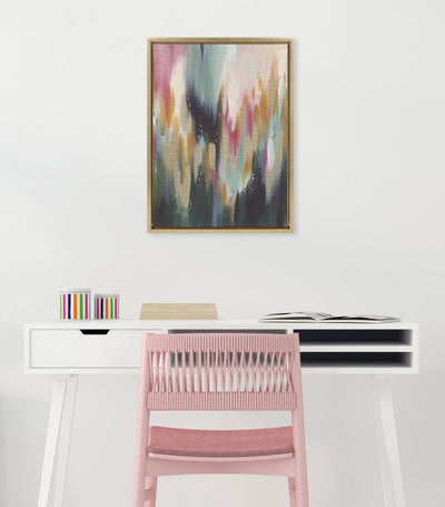 Sylvie Brushstroke 135 Framed Canvas by kateandlaurel - product image 18 for Resin Society