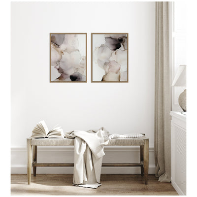 Smoke No.
1 & No.
2 2 Piece Framed Canvas Wall Art Set by Amy Lighthall