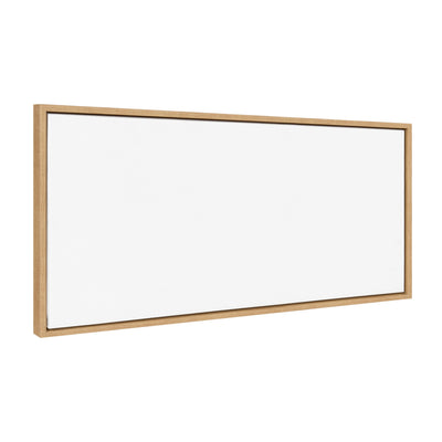 Sylvie Blank Framed Canvas 18x40