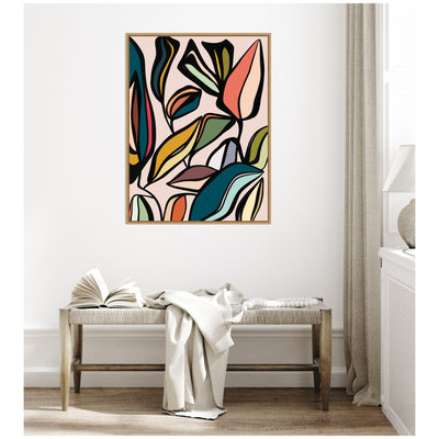 Fanciful Ficus Expansion by Alicia Bock Framed Canvas Wall Art Print