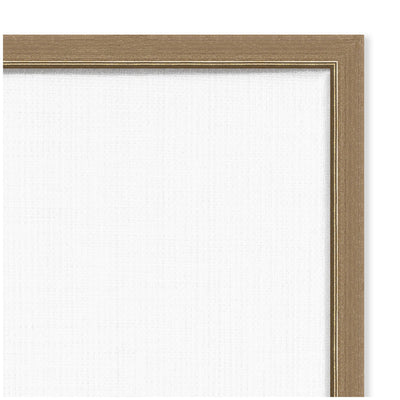 Black and White Abstract 01 & 02 2 Piece Framed Canvas Wall Art Set