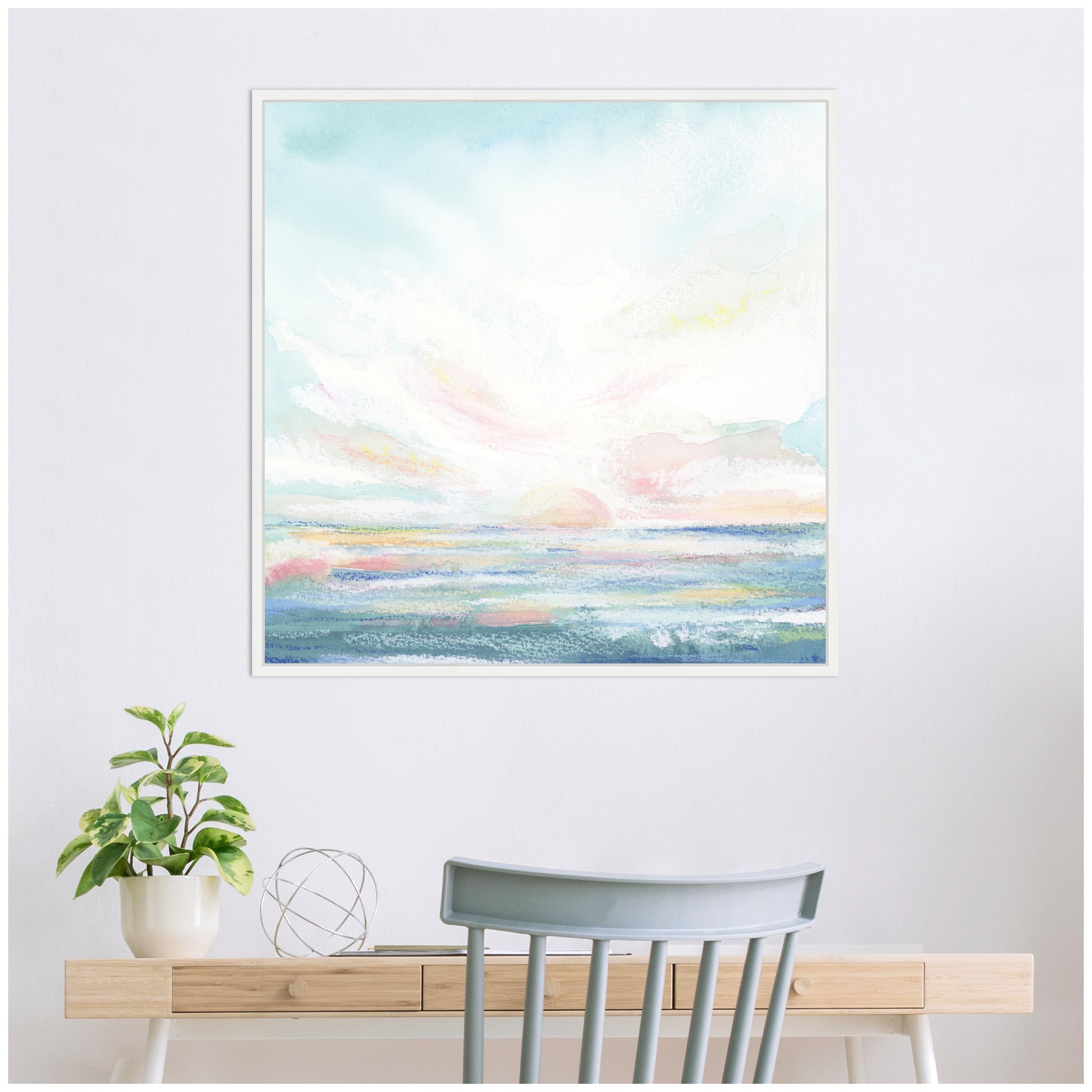 Sylvie Heavenly Framed Canvas by Julie Maida