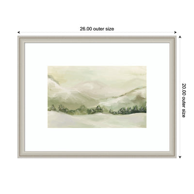 AQ Winter Landscape No.
3 by Annie Quigley Framed Wall Art Print