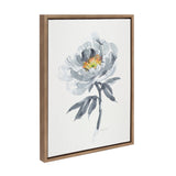 Sylvie Gray Bloom Framed Canvas by kateandlaurel - product image 2 for Resin Society