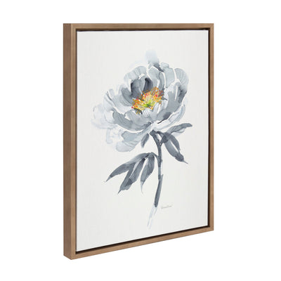 Sylvie Gray Bloom Framed Canvas by kateandlaurel - product image 2 for Resin Society