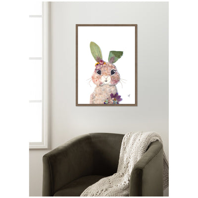 Bunny by Madeline Jeppesen Framed Canvas Wall Art Print
