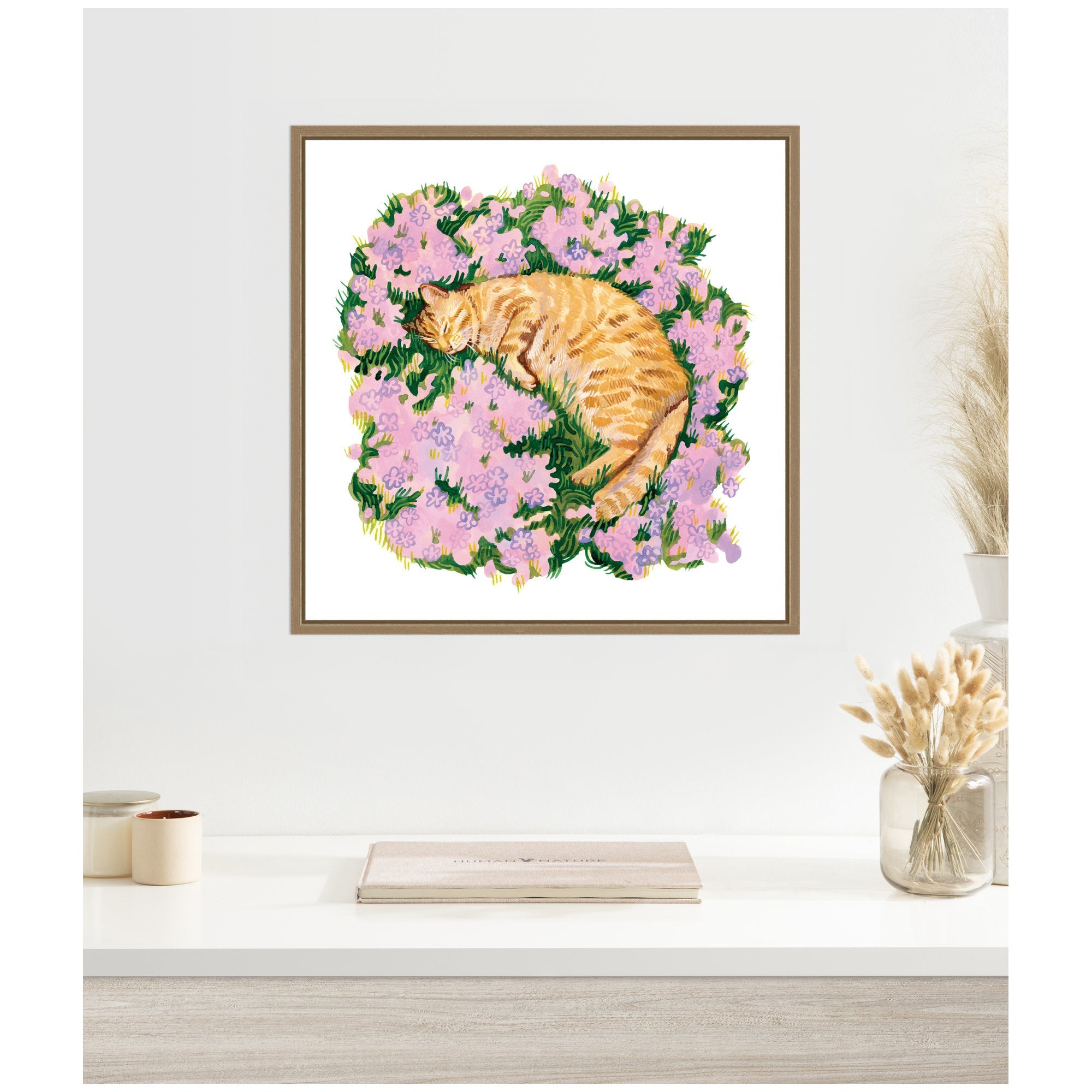 Dream on the Meadow by Lucia Gianello Framed Canvas Wall Art Print
