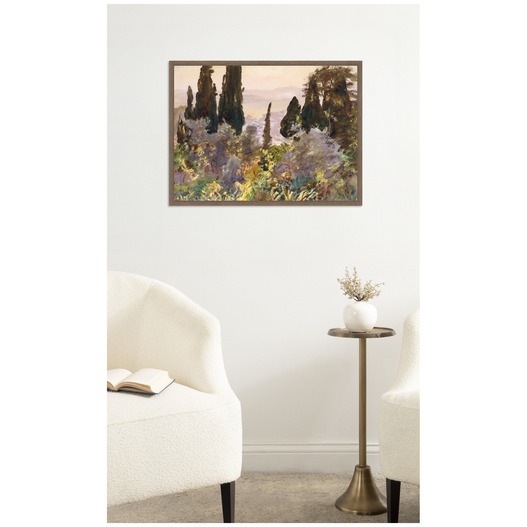 Granada 1912 John Singer Sargent by Nostalgia Prints Framed Canvas Wall Art Print