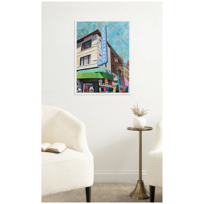 Eyes up Here by Krista V.
Allenstein Framed Canvas Wall Art Print
