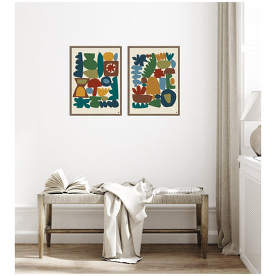 Garden Song 2 Piece Framed Canvas Wall Art Set by Kelly Knaga
