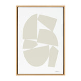 Sylvie Constructed I Neutral Framed Canvas
