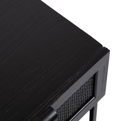 Ori Wood and Cane Side Table
